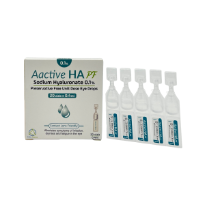 Aactive HA PF 0.1% Eye Drops Unit Dose