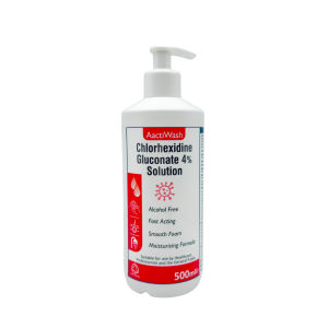 AactiWash Chlorhexidine Gluconate 4% Solution 500ml