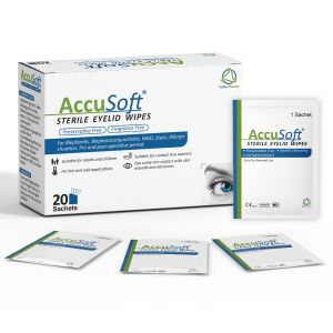 Accusoft Sterile Eyelid Wipes