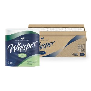 Whisper Luxury Eco Toilet Roll (Plastic Free)